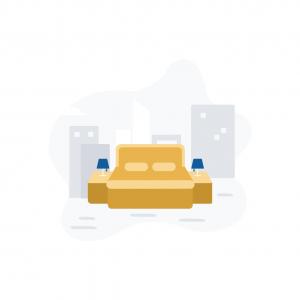 Deluxe King Room with Mobility Access and Bathtub with Grab Bars - No-Smoking